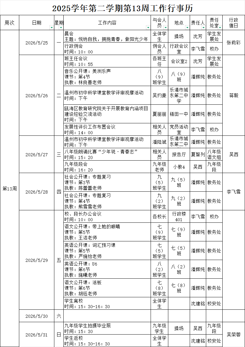2025学年第二学期第13周行事历.png